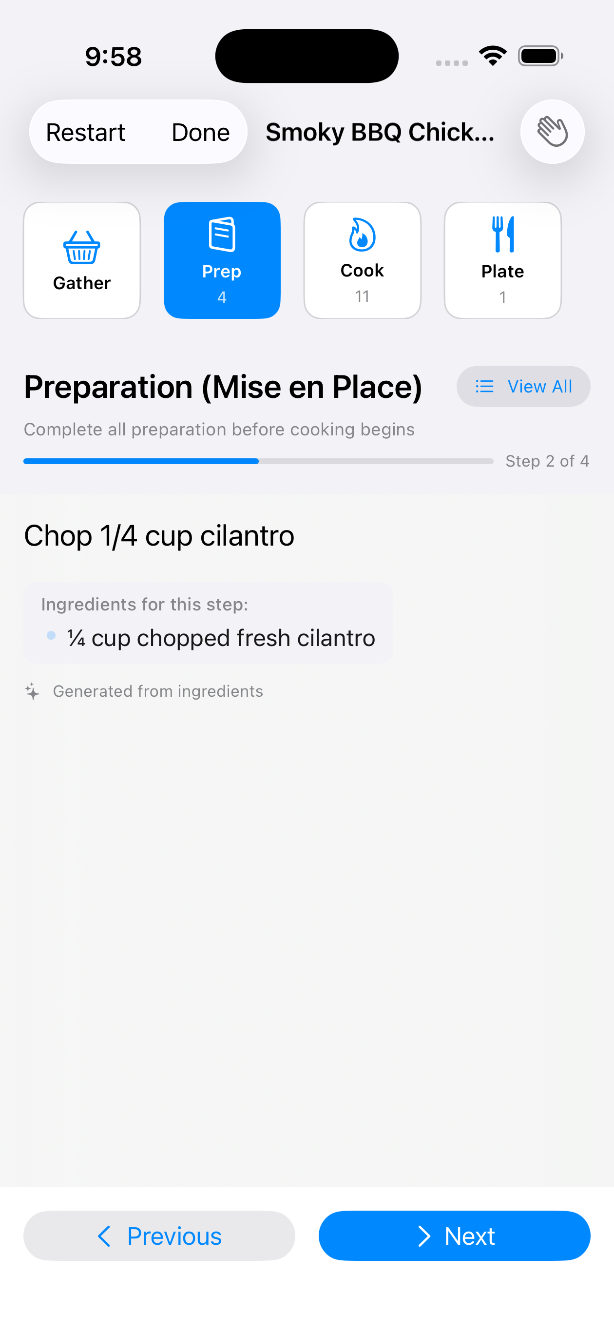 Prep Phase